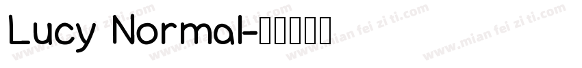 Lucy Normal字体转换